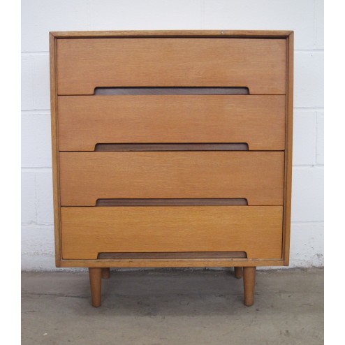 Stag "C" Range 4 Drawer Chest by John & Sylvia Reid for Stag Furniture Company - England c1958
