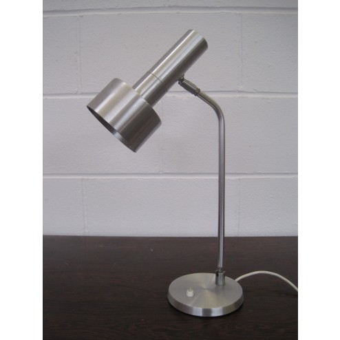 Hala stainless steel adjustable task lamp - Holland c1960s